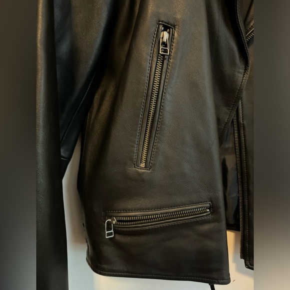 Nordstrom B.P. Alex Costa Leather Motorcycle Jacket - L - Large - Picture 9 of 9